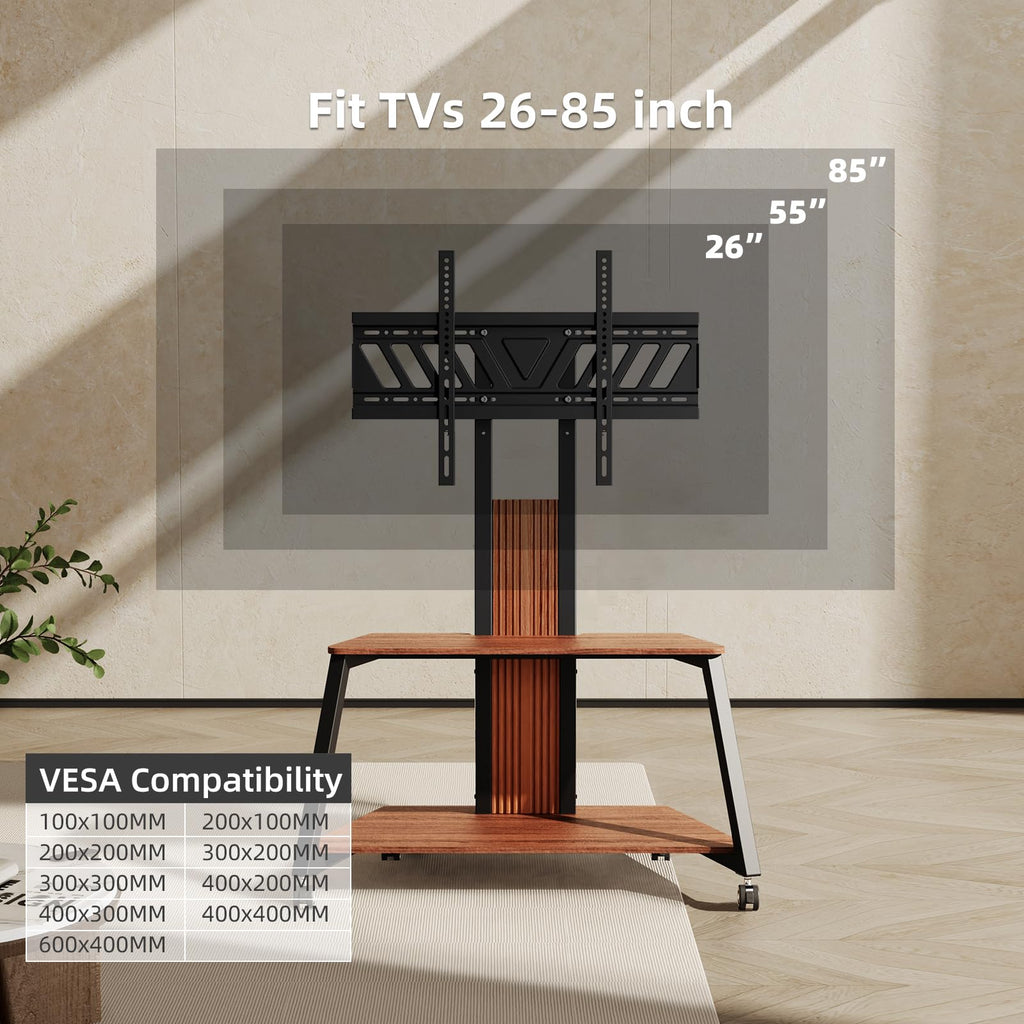 Heavy Duty Mobile TV Stand with Wheels Y188402