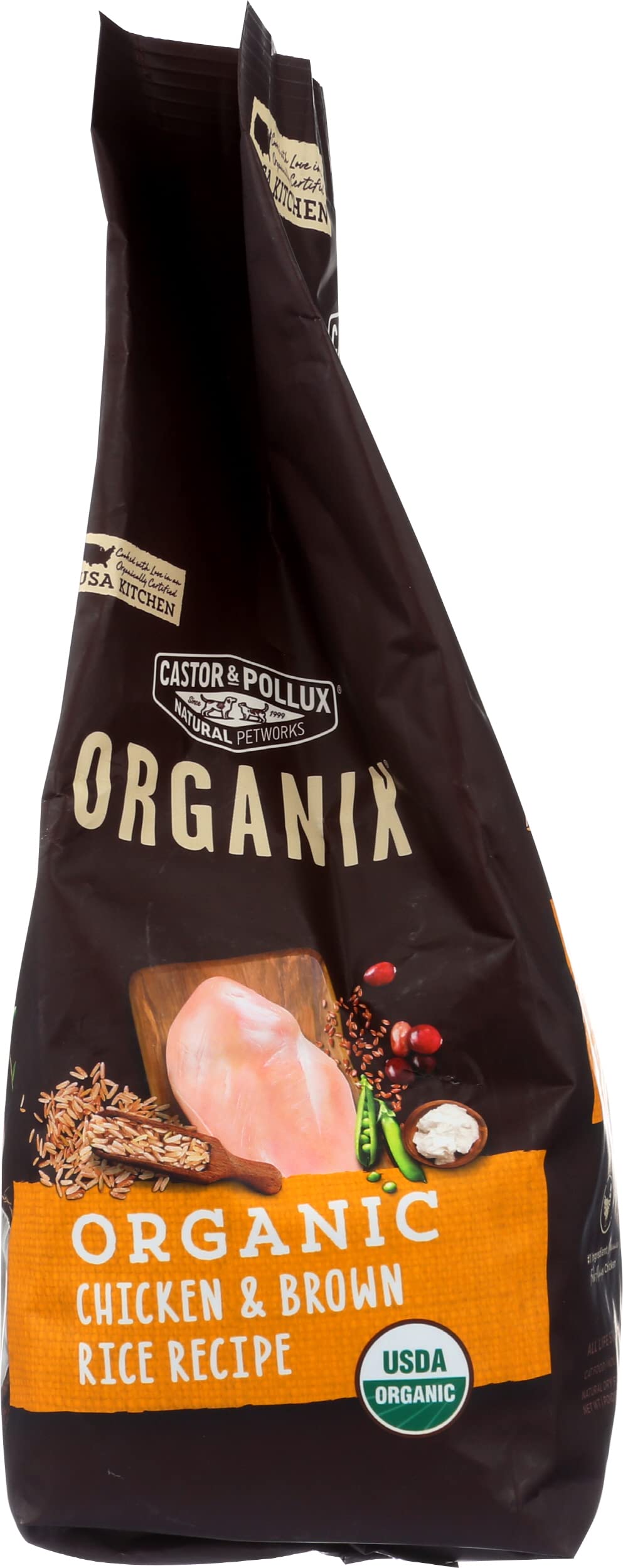 Organic Chicken & Brown Rice Recipe Dry Cat Food 3 lb. Bag L22033