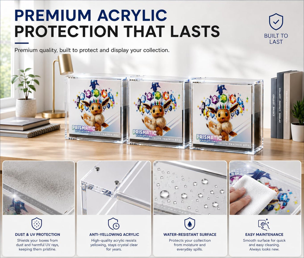 Acrylic Display Case with Magnetic Lid X4691