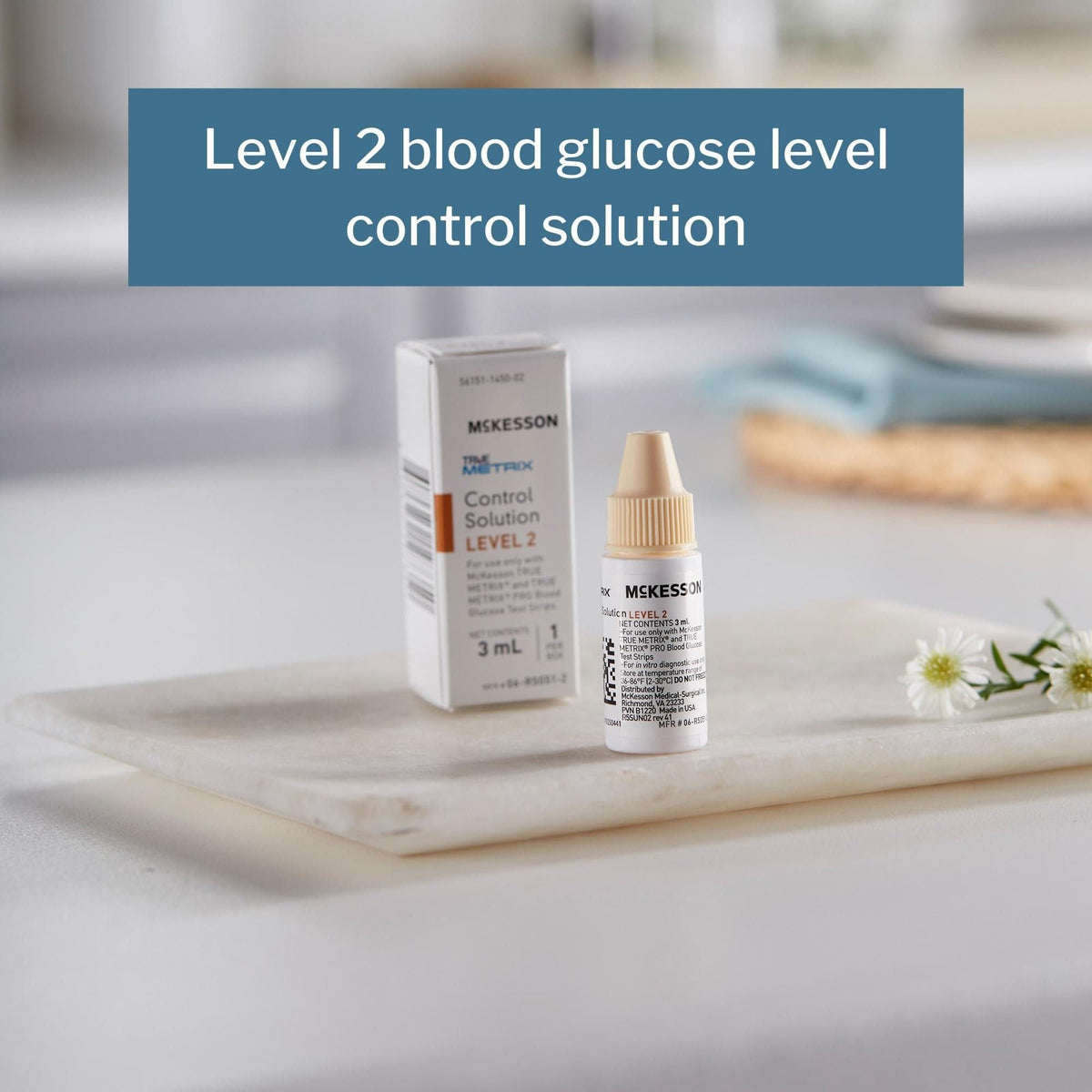 Blood Glucose Testing Control Solution, 3 mL, 24 ct J52622