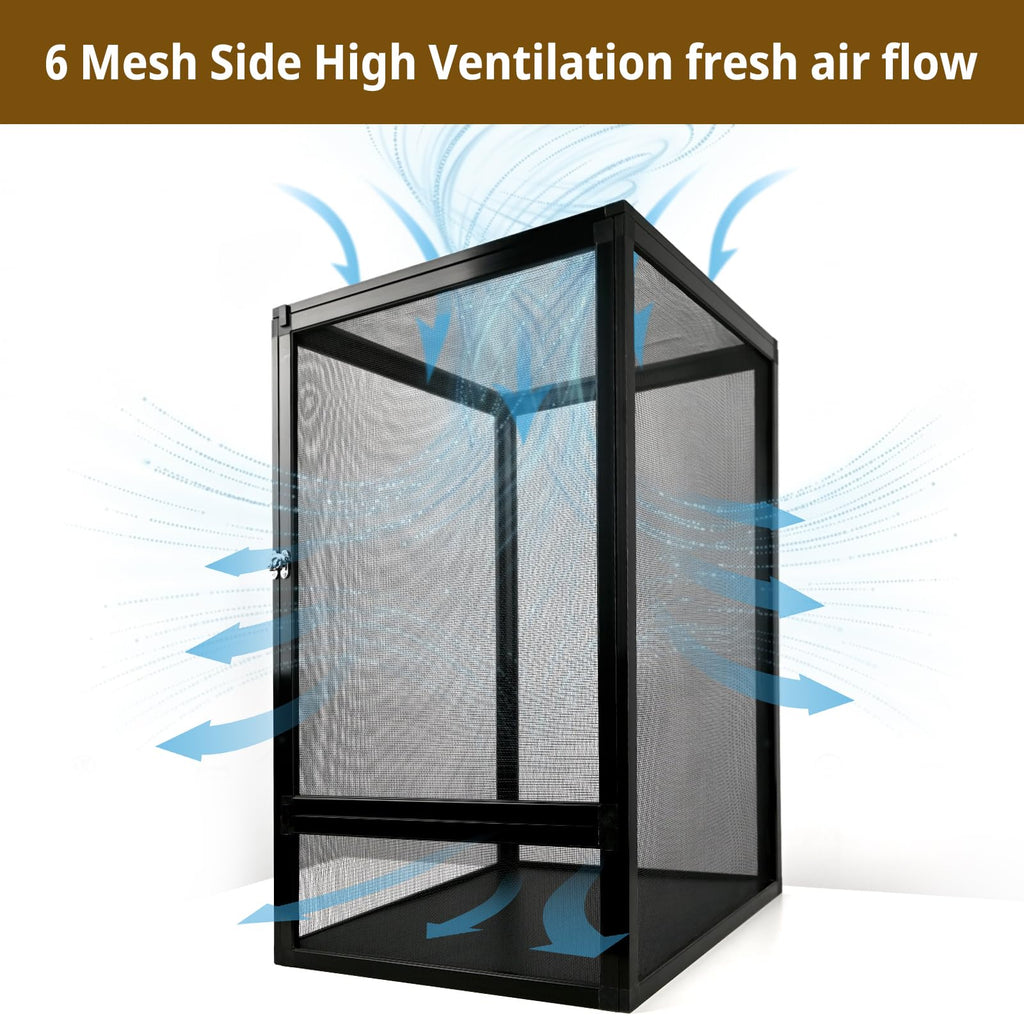 33 Gallon Open-Air Mesh Reptile Terrarium Cage D43860