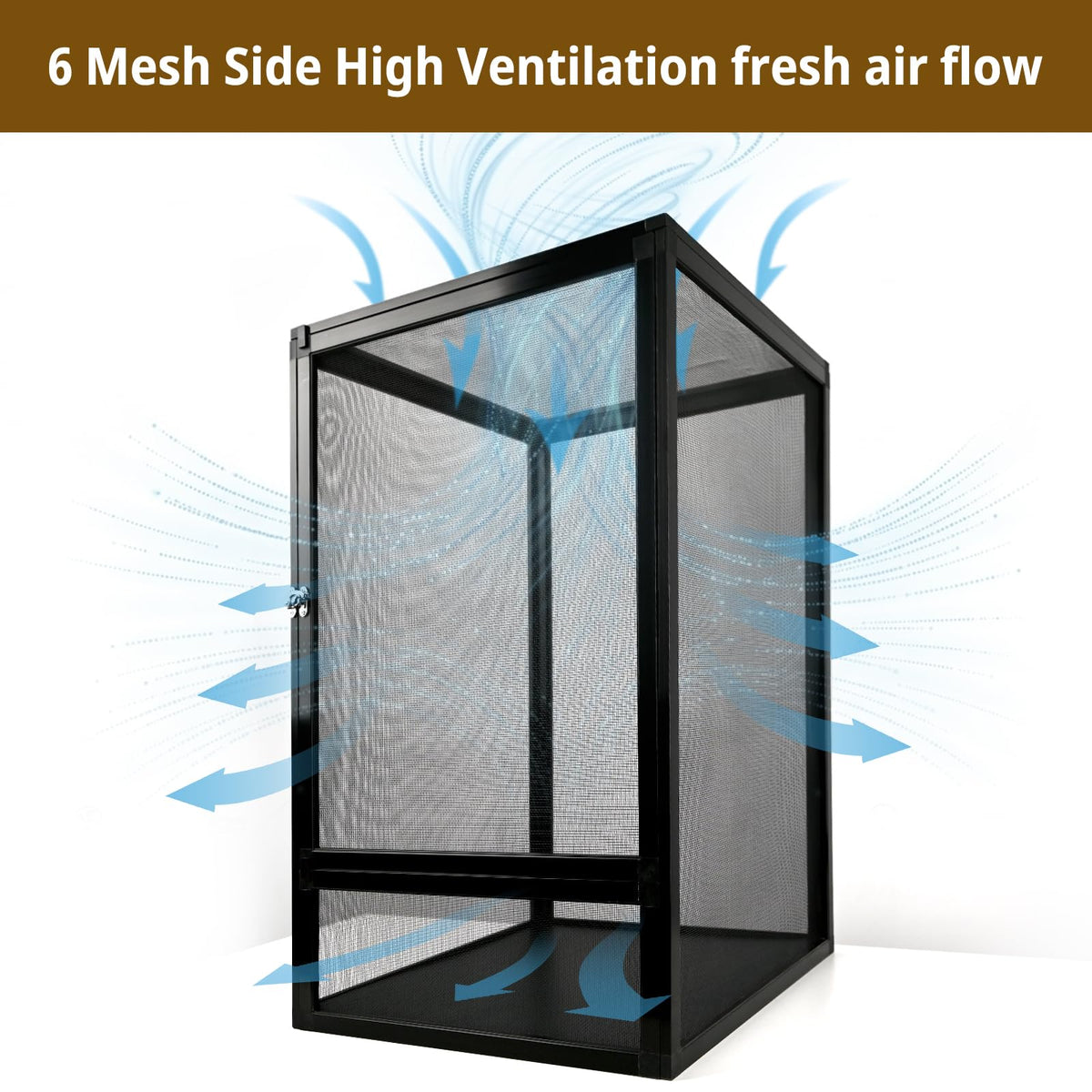 33 Gallon Open-Air Mesh Reptile Terrarium Cage D43860