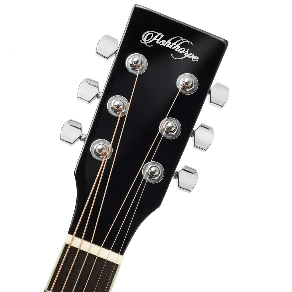 Black Cutaway Thinline Acoustic-Electric Guitar P217258