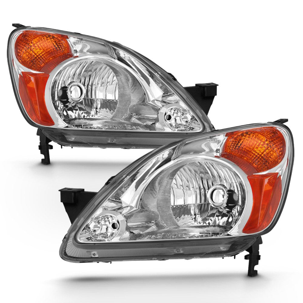 2002 2003 2004 Honda CRV Headlights Driver & Passenger Side F4200