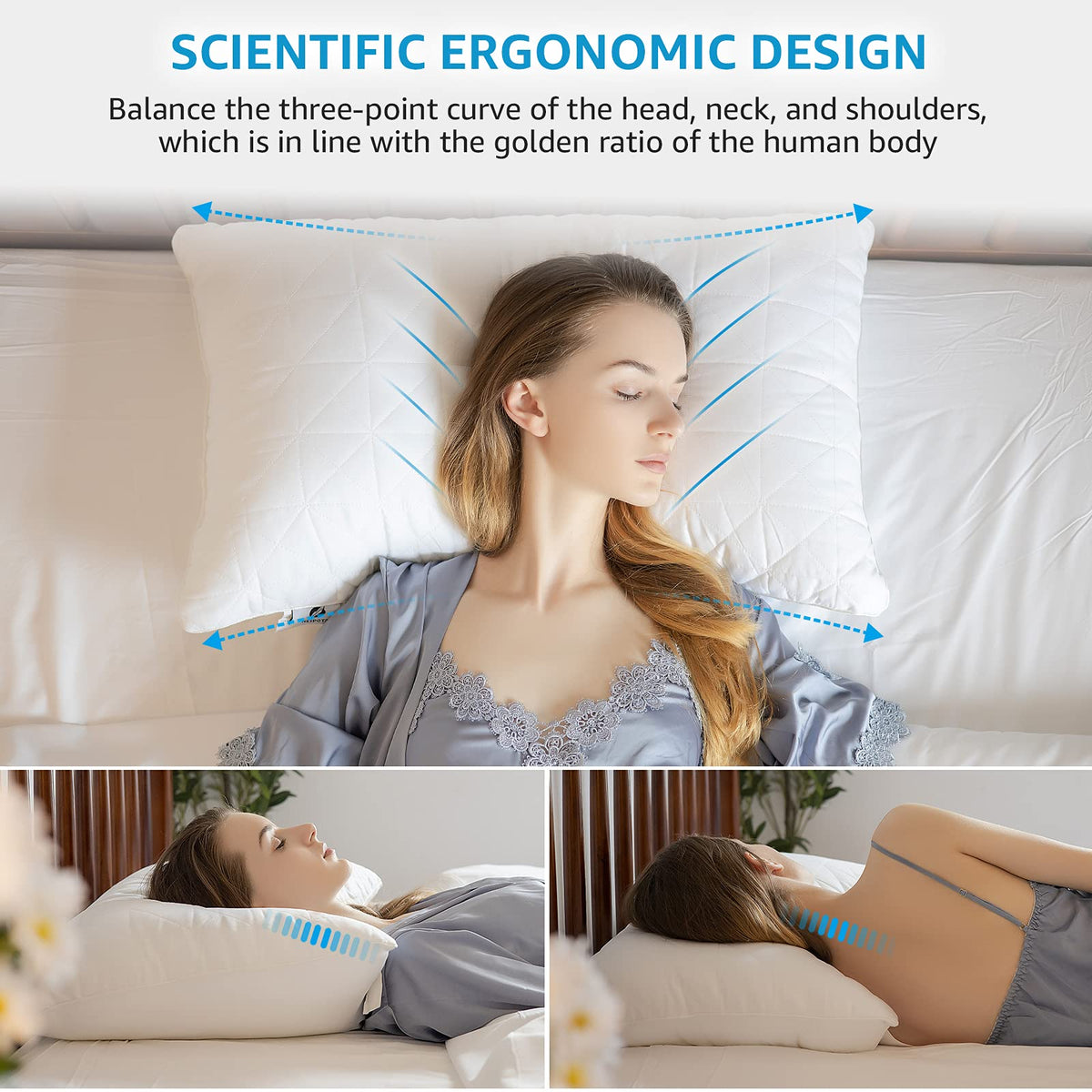 King Size Down Alternative Pillows Set of 2 C741776
