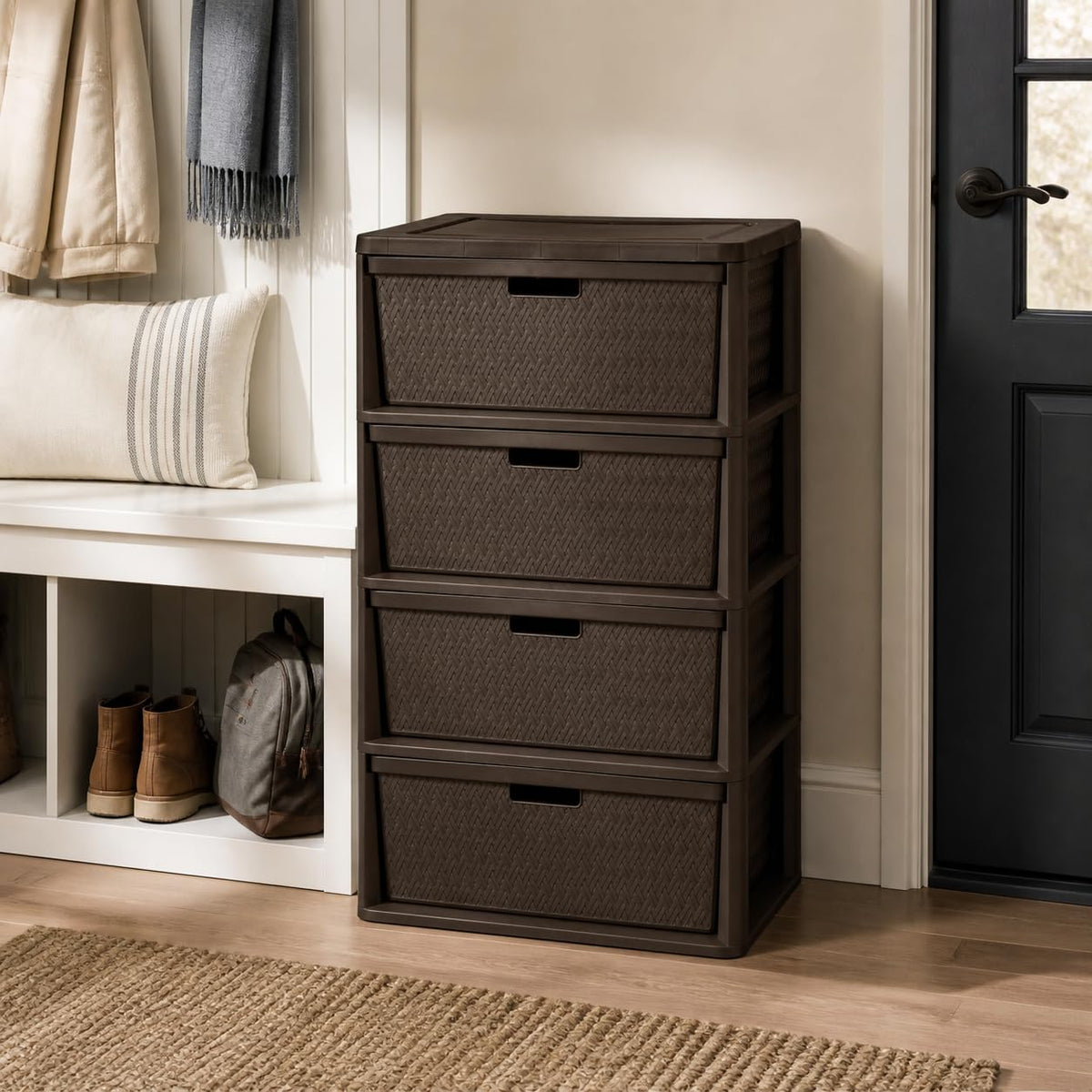 4 Drawer Plastic Storage Organizer Y12581