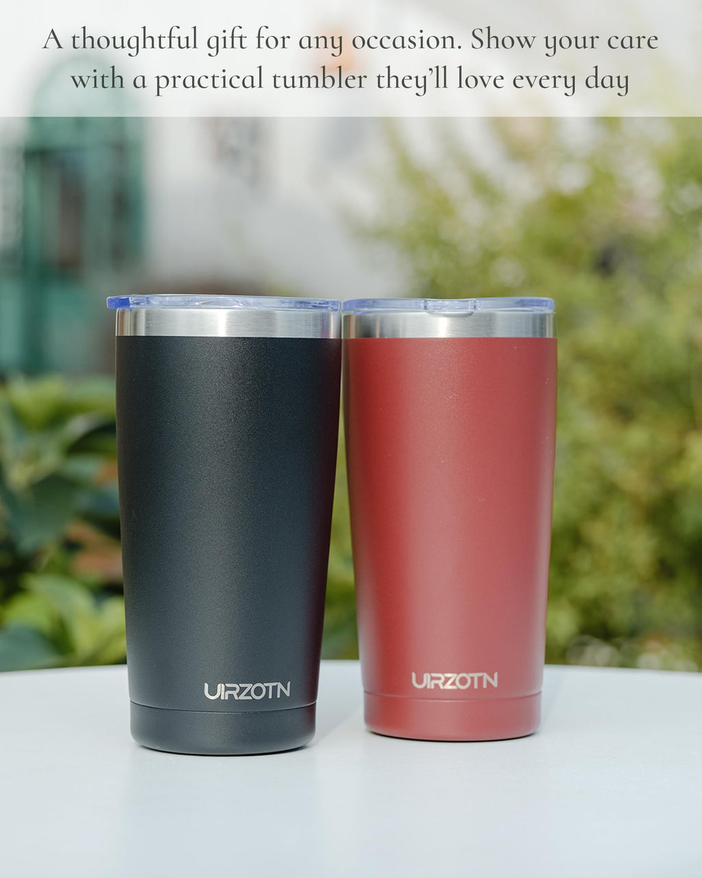 20oz Stainless Steel Insulated Travel Coffee Tumbler with Straw R2470