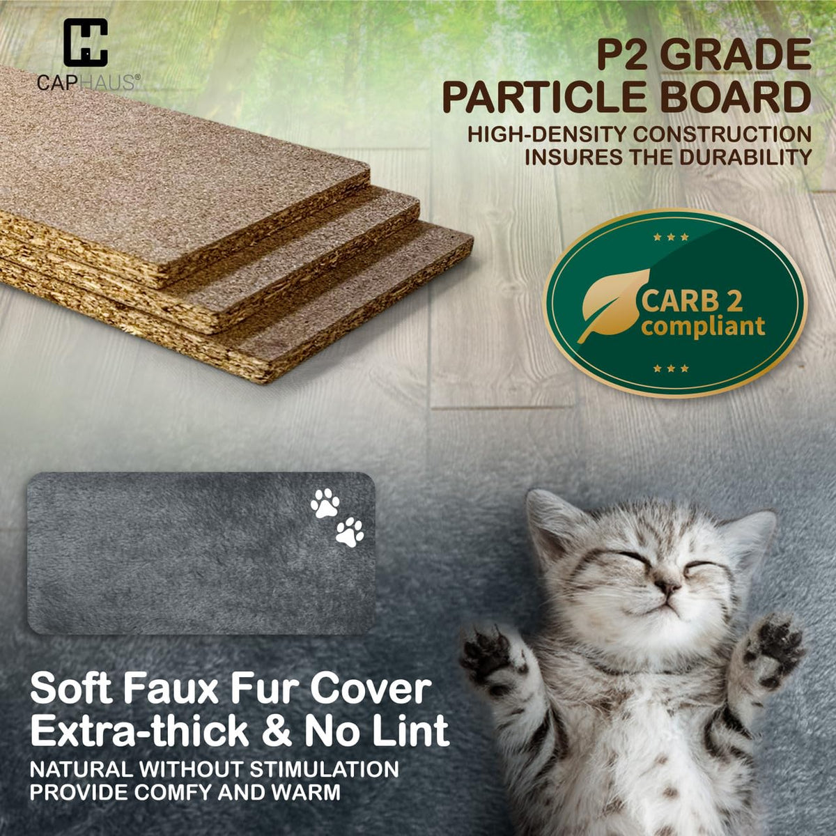 Extra Large 80-Inch Tall Cat Tree with Scratching Posts L5447