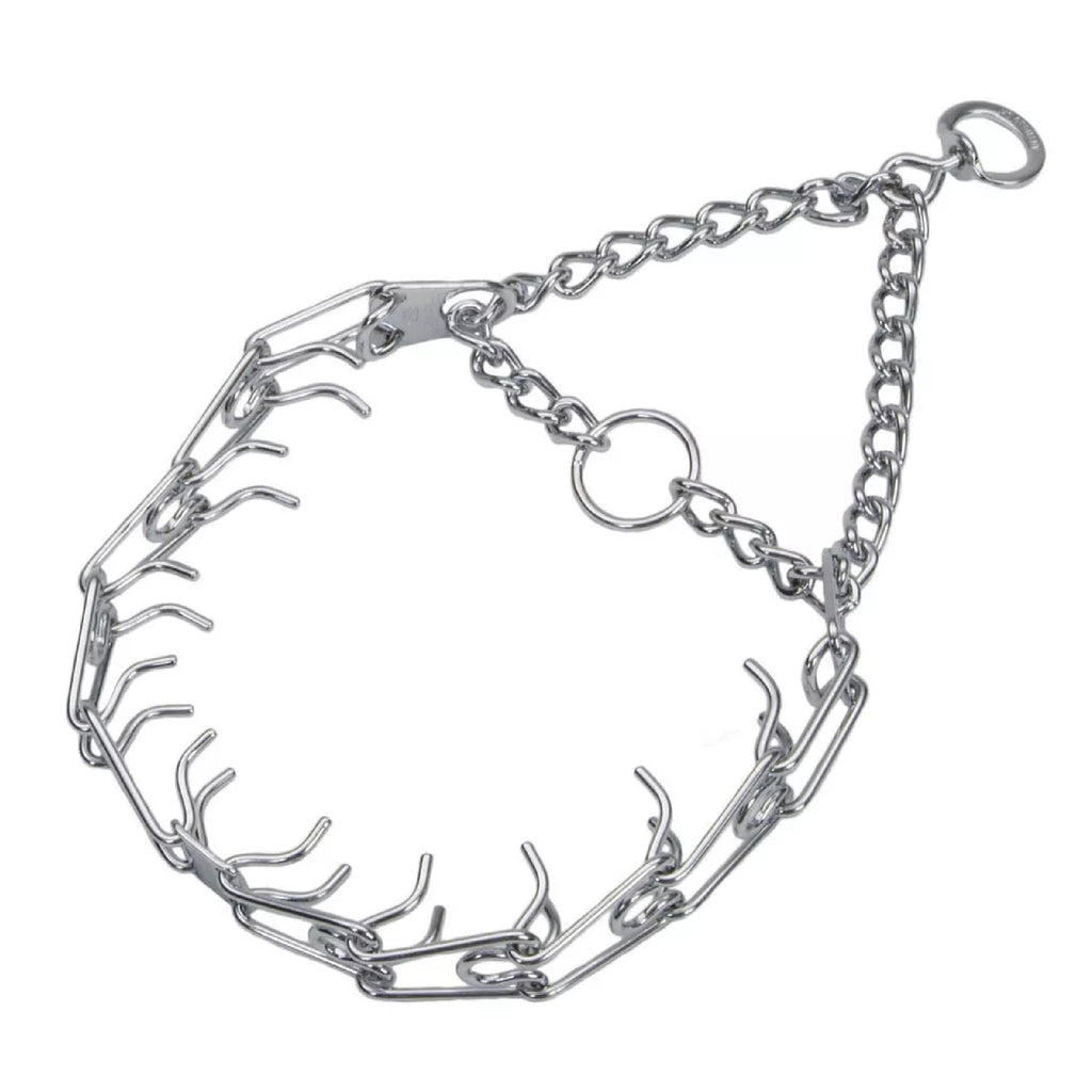 Steel Chrome Plated 3.0 mm Dog Prong Collar U234825