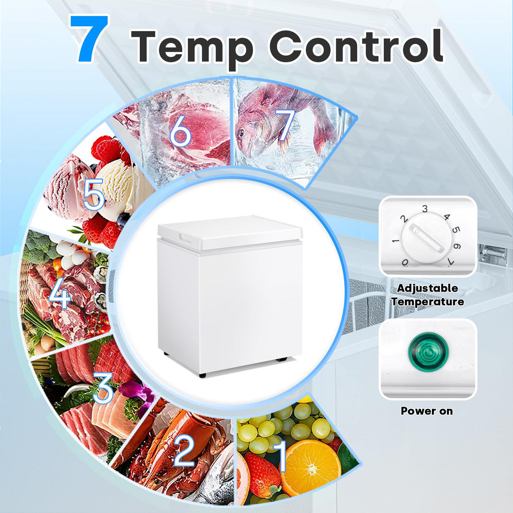 2.0 Cu.Ft White Chest Freezer Z49526