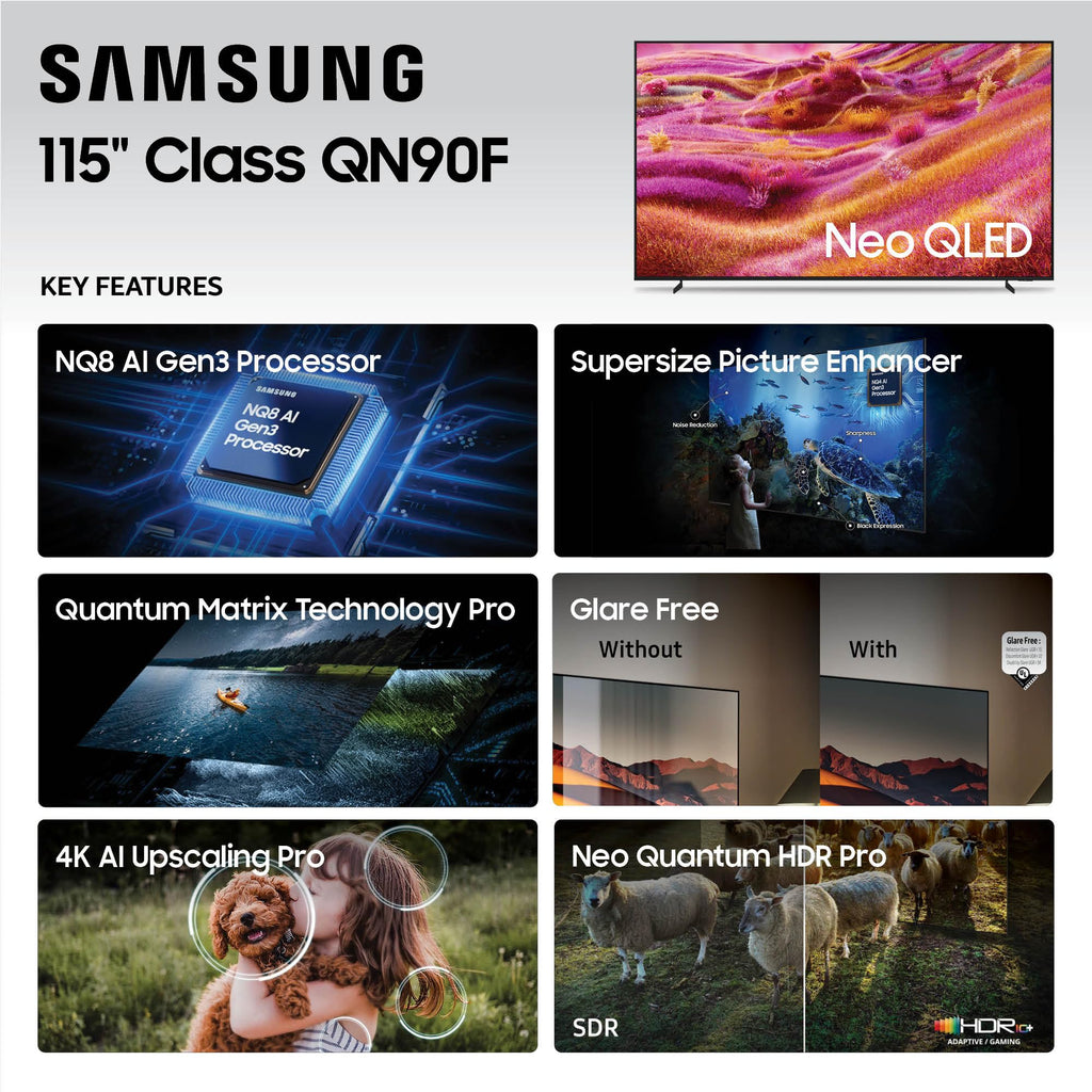 115-Inch Neo QLED 4K Mini LED Smart TV B3961