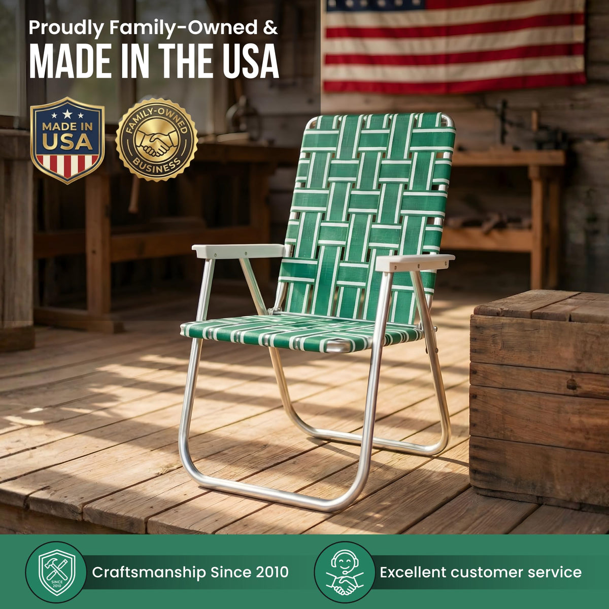 Folding Aluminum Outdoor Patio Lawn Chair W313252