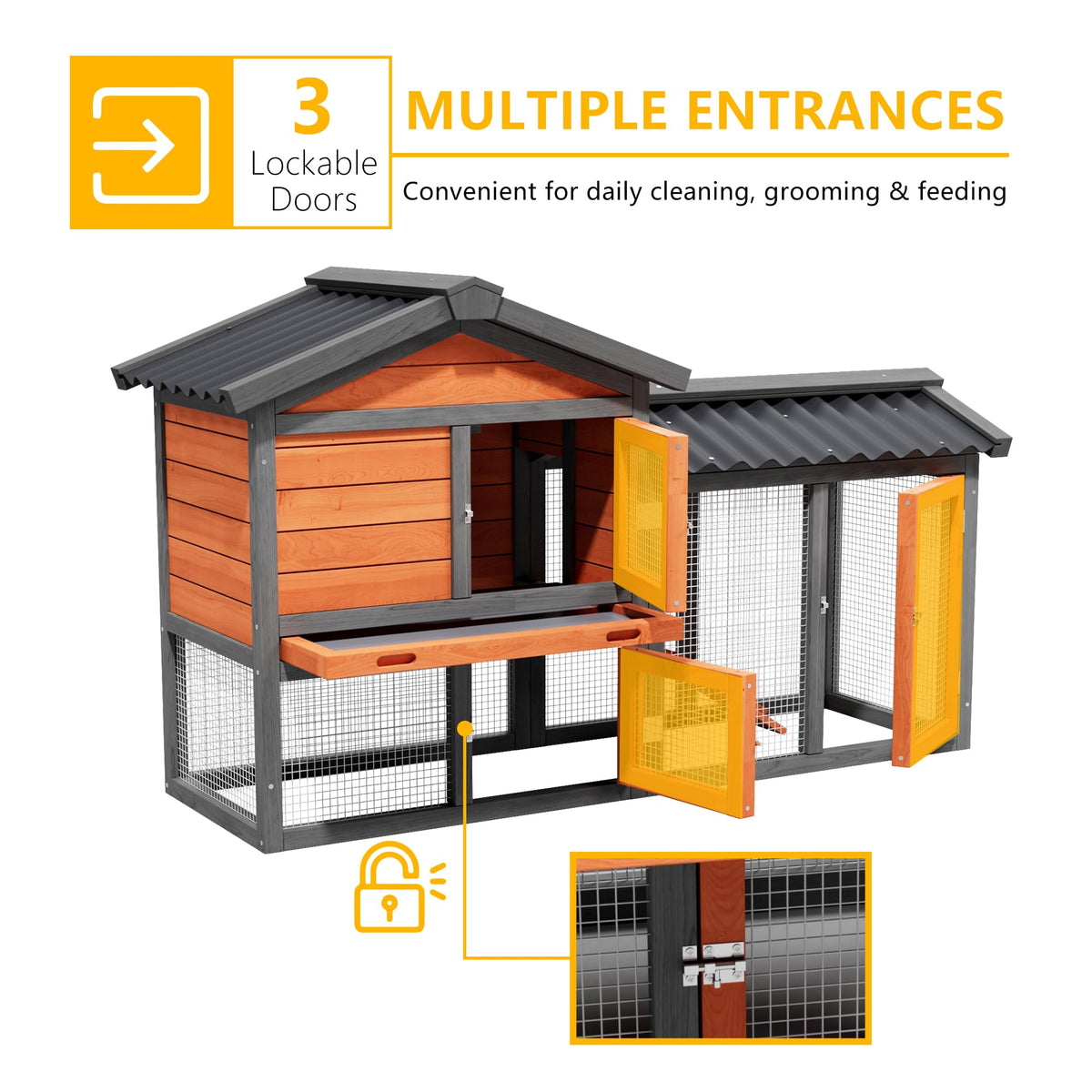 Outdoor Chicken Coop R451