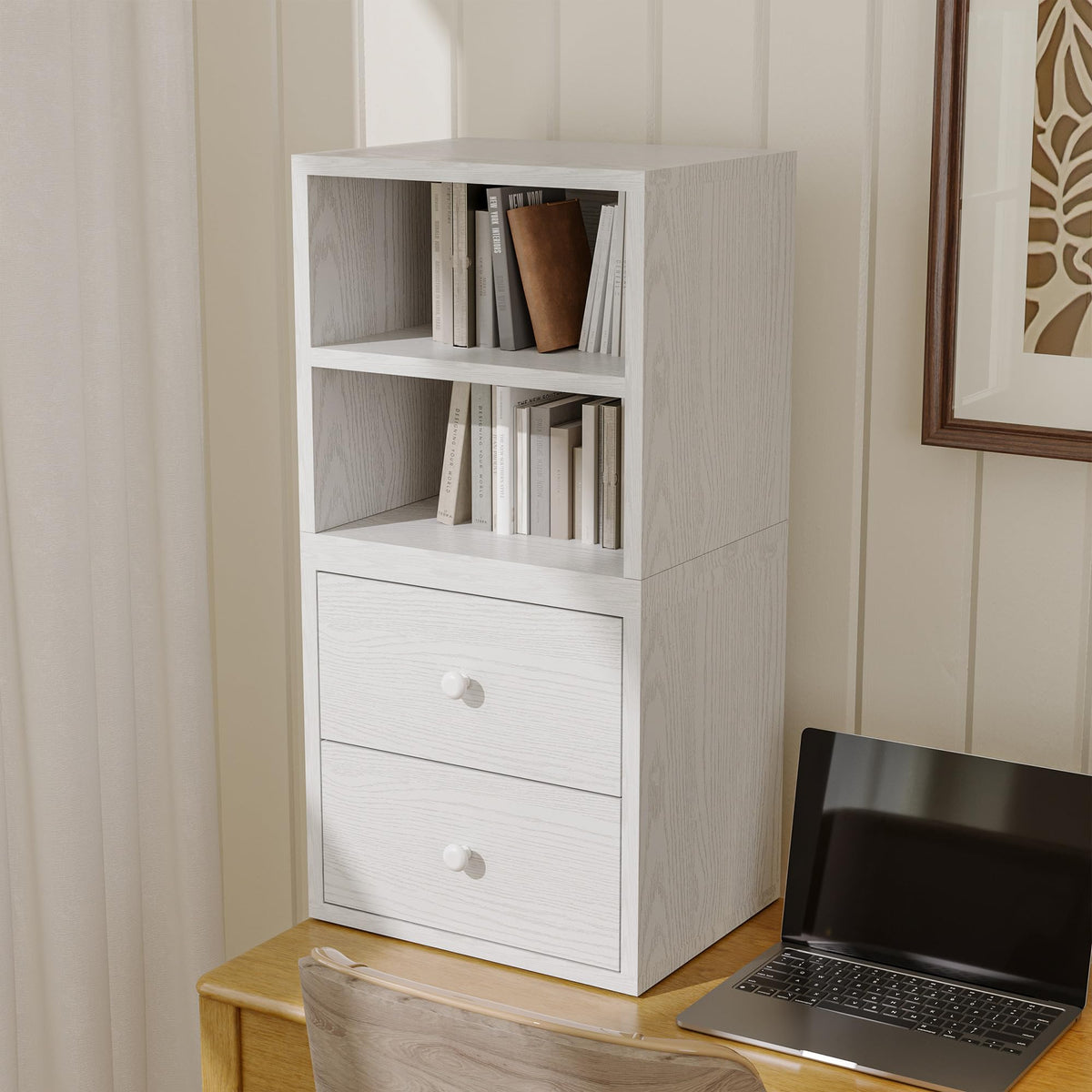 Pure White Cube Storage Organizer O10231