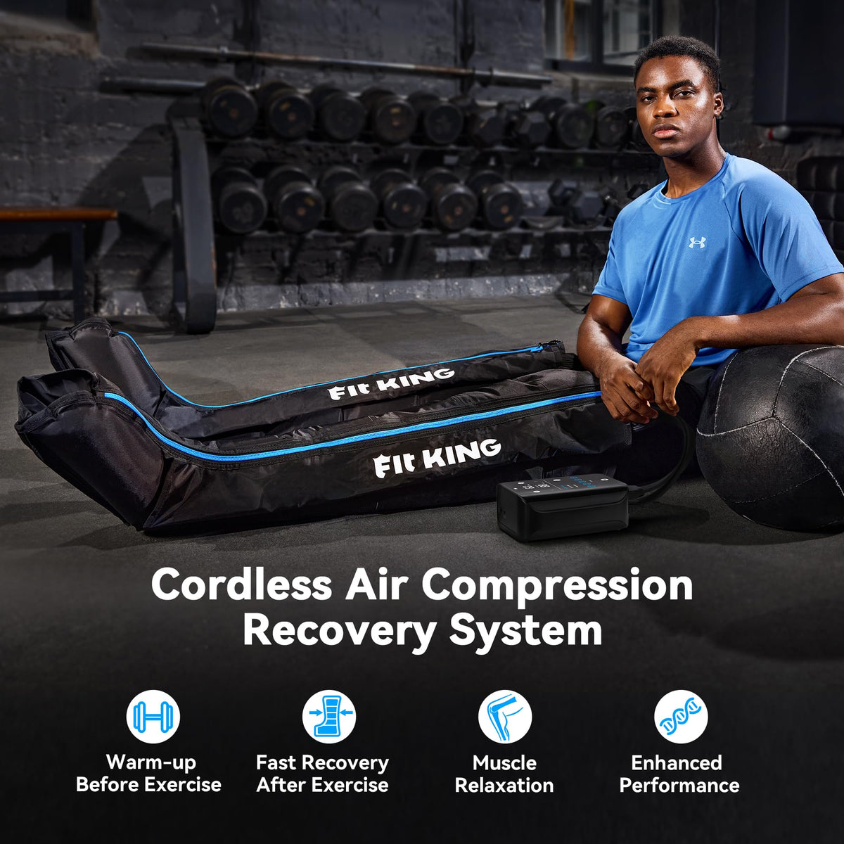 Cordless 5-Zone Leg Massager O11304