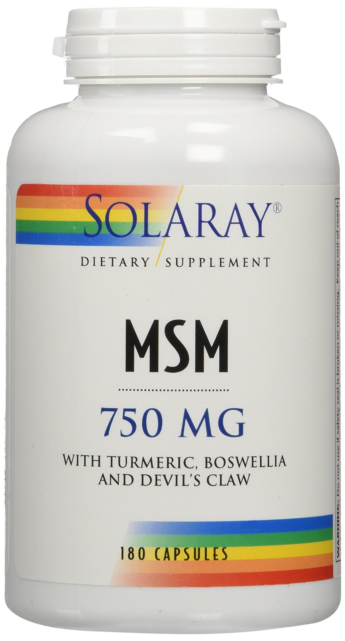 MSM 750 mg, 180 Capsules K187262