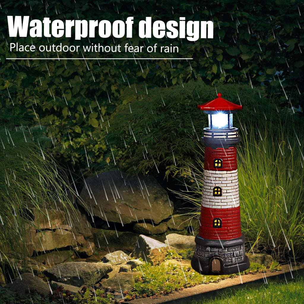 Waterproof Rotating LED Lighthouse Lamp L768244