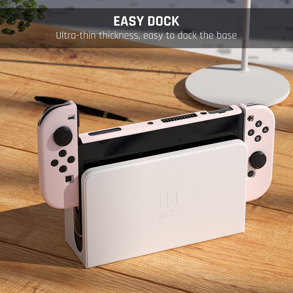 Pink Protective Hard Cover for Nintendo Switch OLED I46575