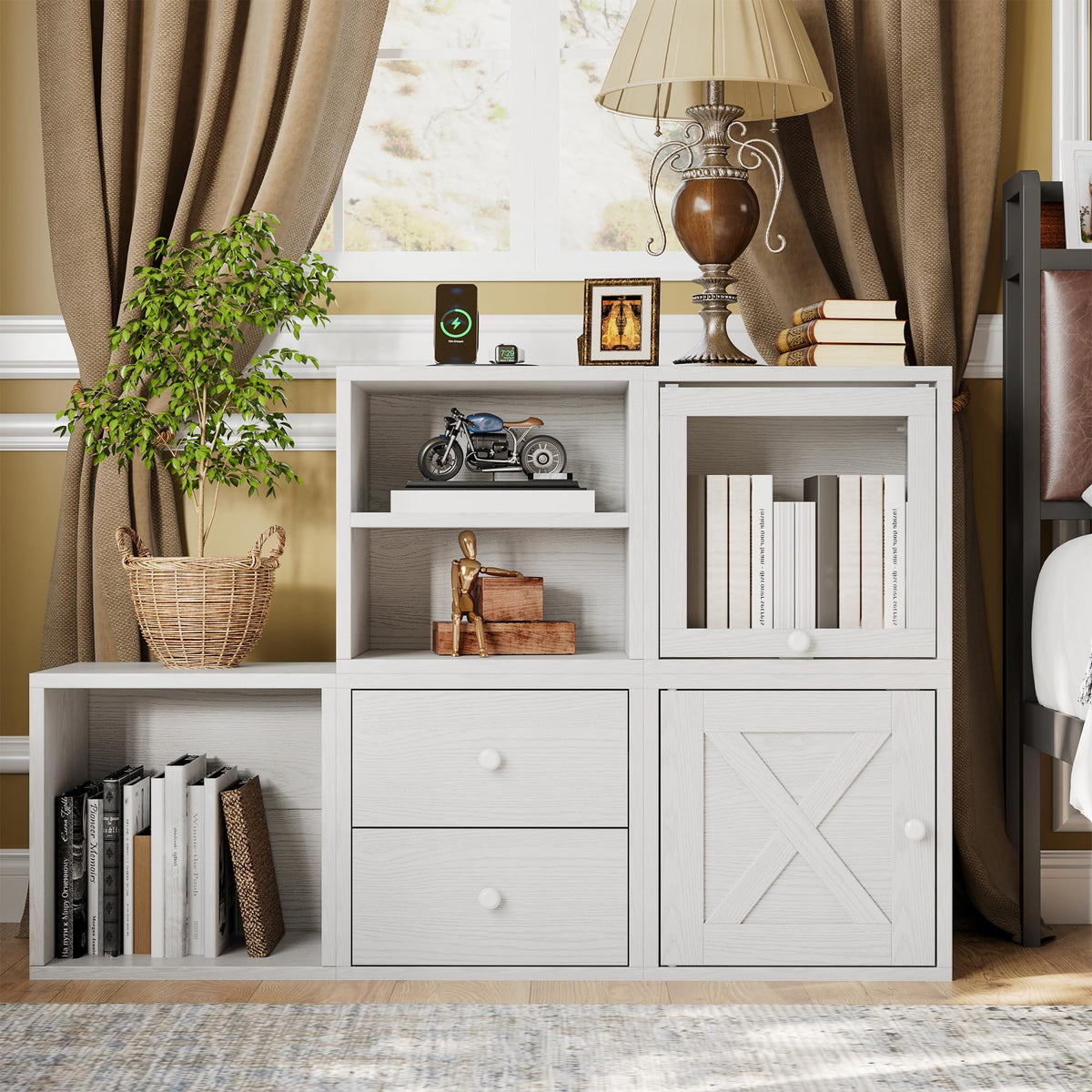 Pure White Cube Storage Organizer O10231