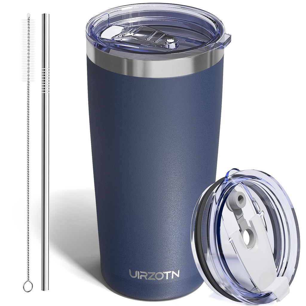 20oz Stainless Steel Insulated Travel Coffee Tumbler with Straw R2470