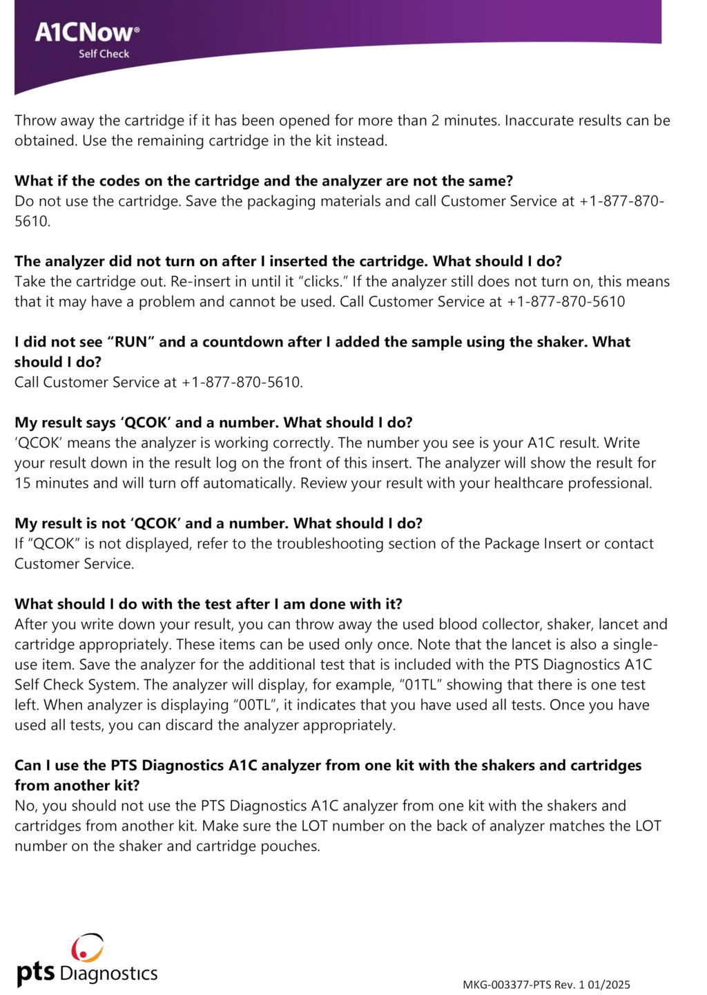 A1C Home Test L9510