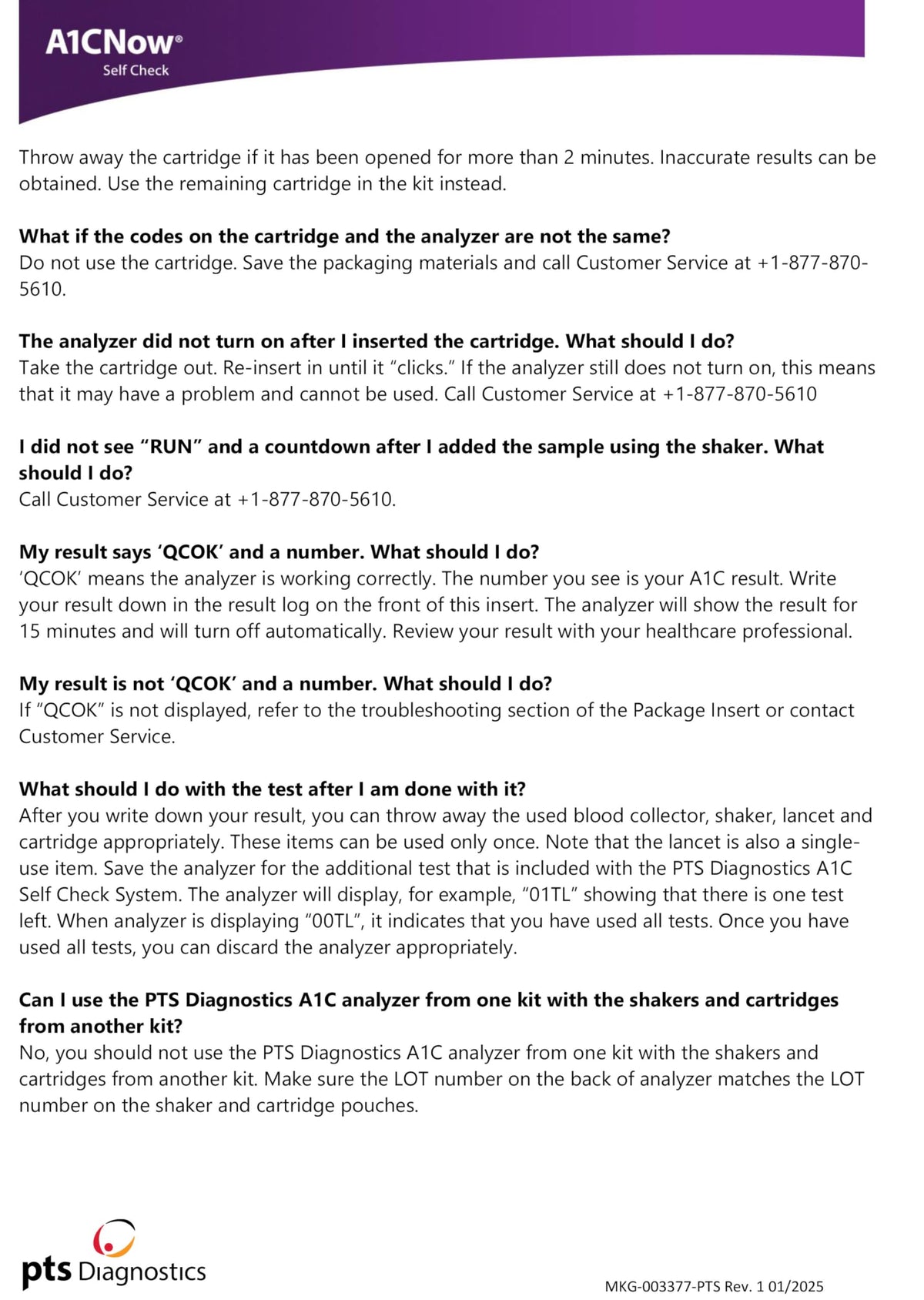 A1C Home Test L9510