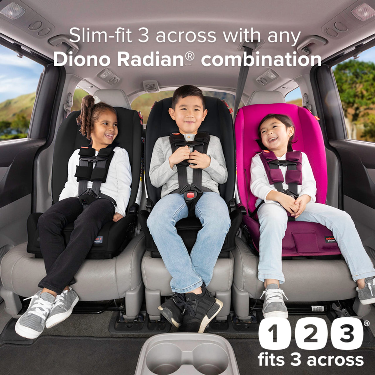 Convertible Car Seat and 2 Pack Backless Booster Seats O708786