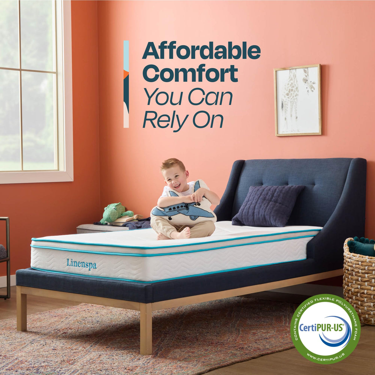 8 Inch Hybrid Twin Mattress Y863485