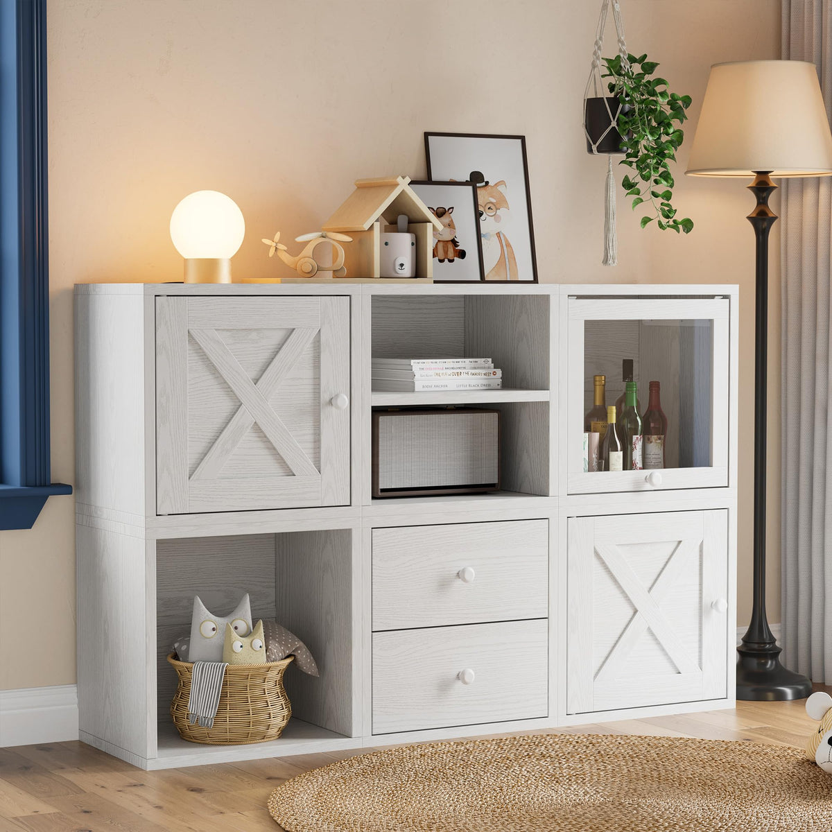 Pure White Cube Storage Organizer O10231