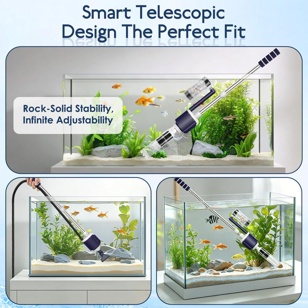600 GPH Aquarium Gravel Cleaner Fish Tank Vacuum L503427