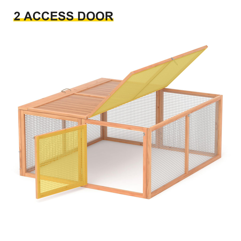 Wooden Chicken Coop Rabbit Hutch F489830