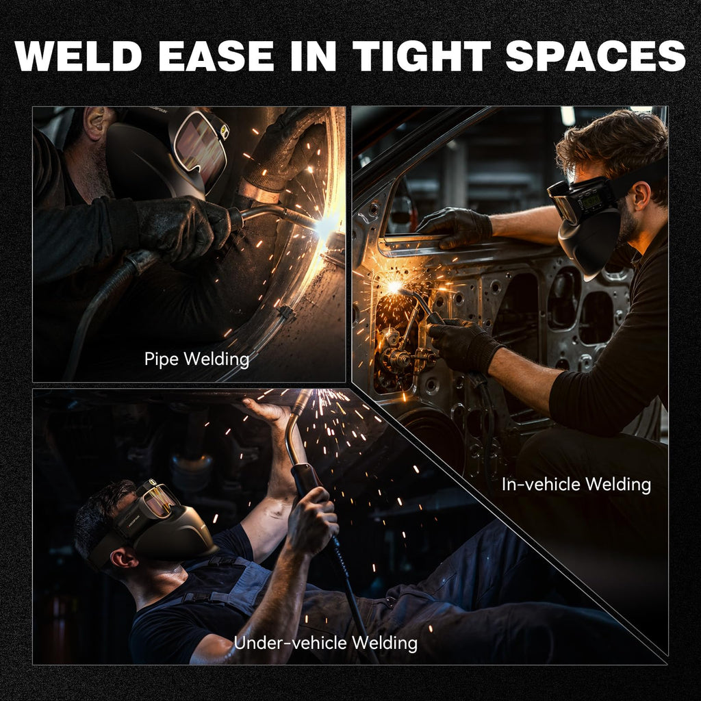 Auto-Darkening Welding Goggles Kit with LED Light K842