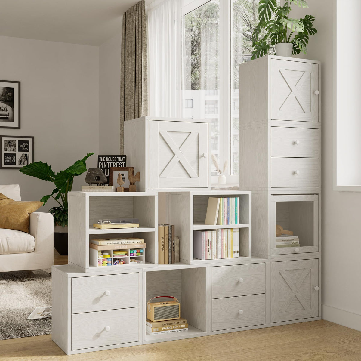 Pure White Cube Storage Organizer O10231