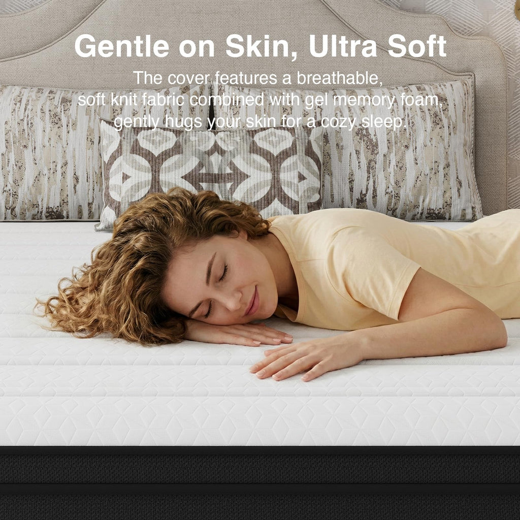Queen 12 Inch Cooling Hybrid Mattress V461
