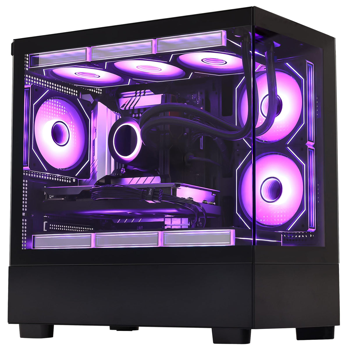 Intel Core i7-13700K RTX 5060 32GB DDR5 1TB SSD Windows 11 Black Desktop Computer R3410