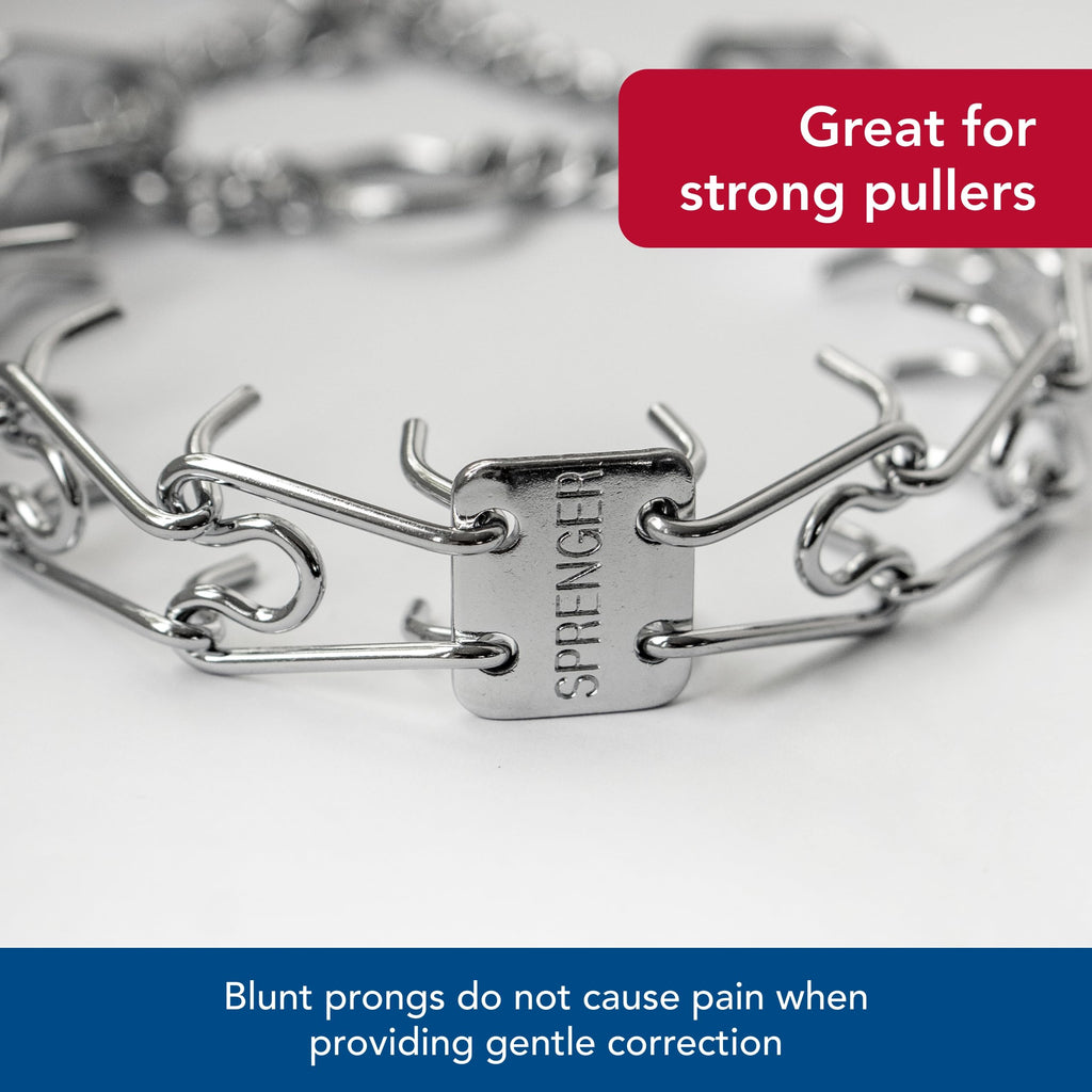 Steel Chrome Plated 3.0 mm Dog Prong Collar U234825