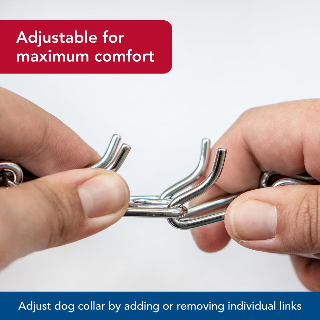 Steel Chrome Plated 3.0 mm Dog Prong Collar U234825
