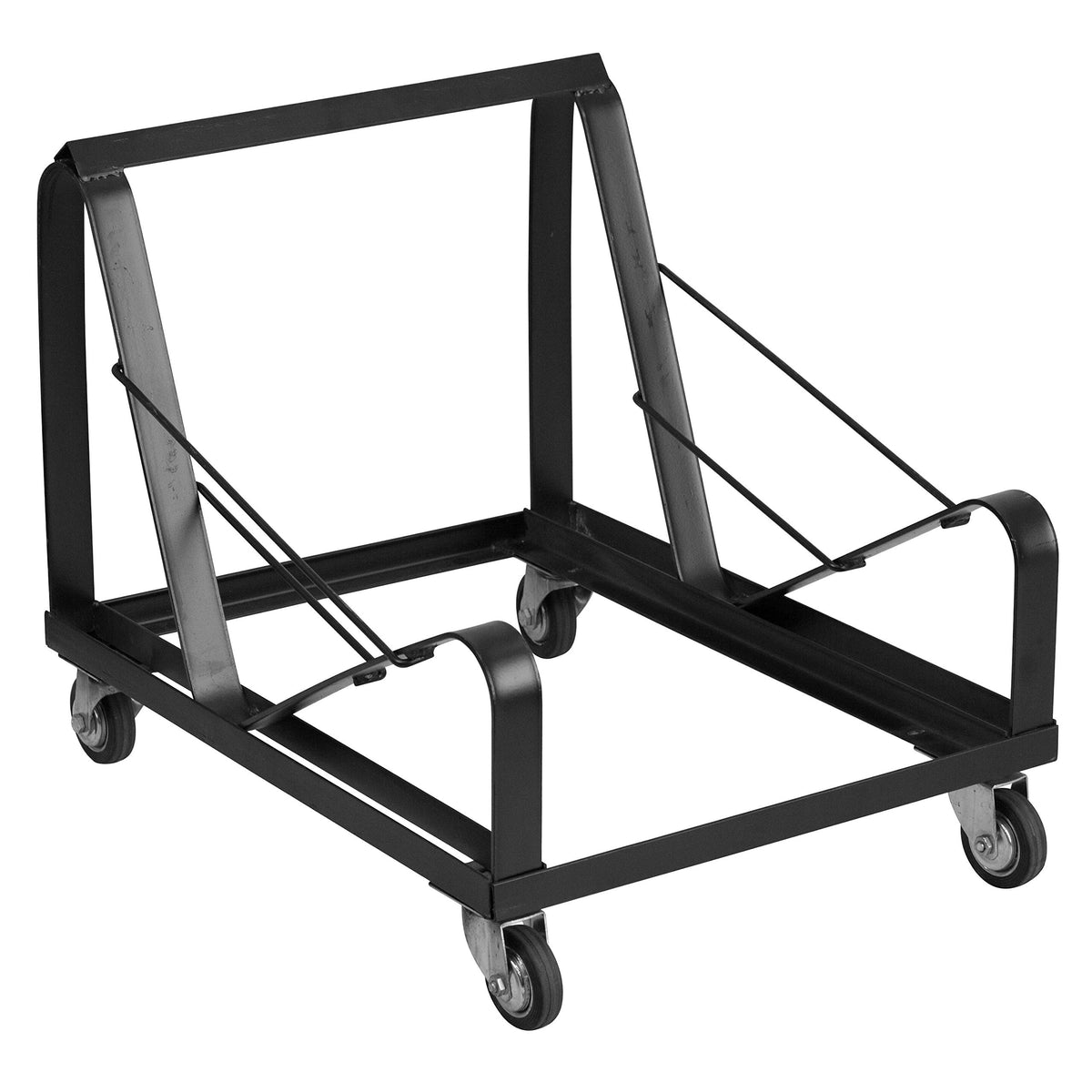 Black Steel Stack Chair Dolly 2-Pack M655