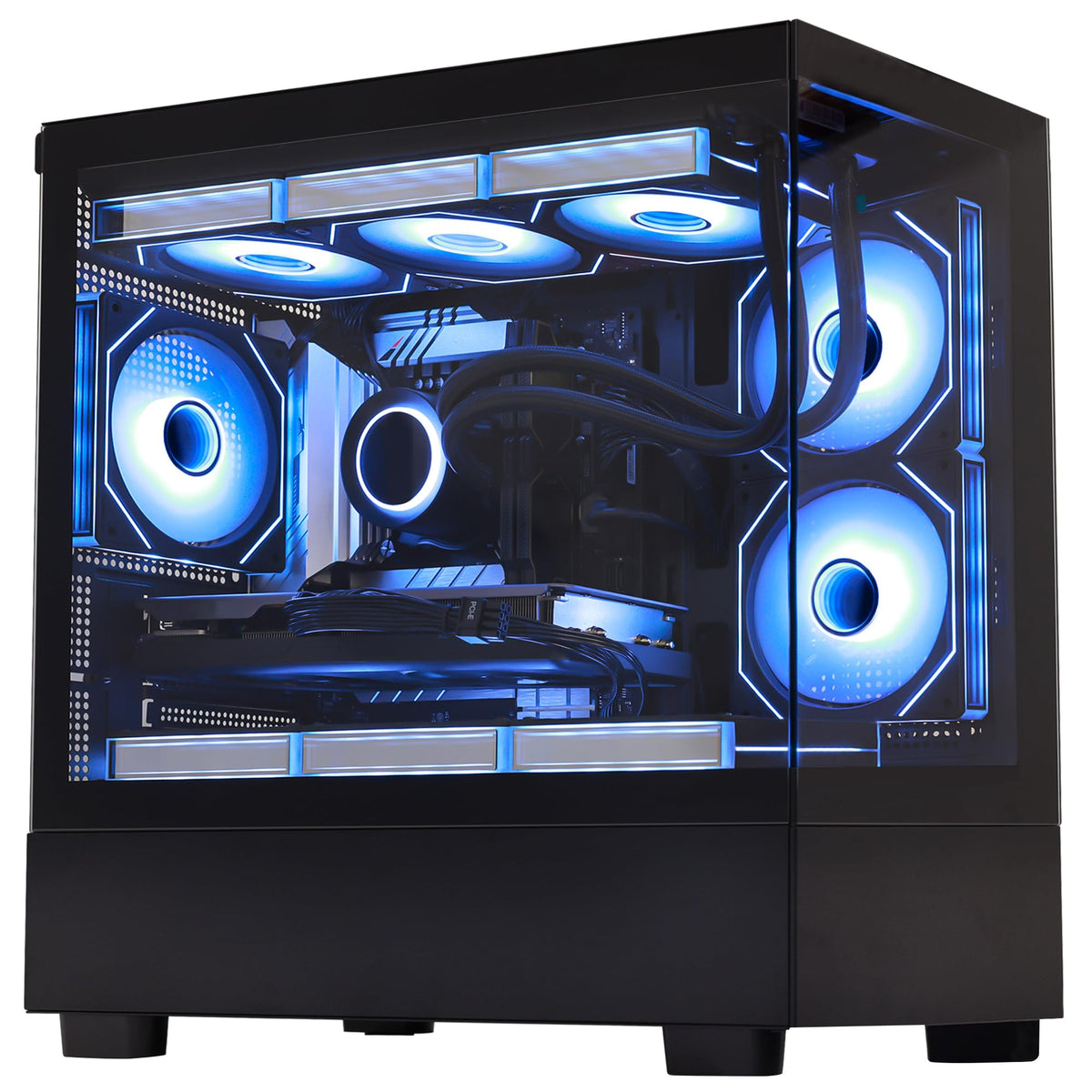 Intel Core i7-13700K RTX 5060 32GB DDR5 1TB SSD Windows 11 Black Desktop Computer R3410