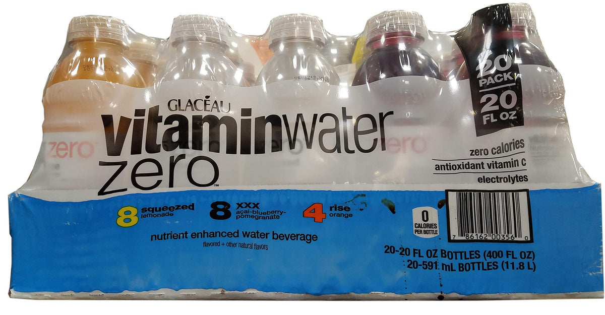 Vitamin Water Zero Variety Pack 20 Fl Oz (Pack of 20) V120