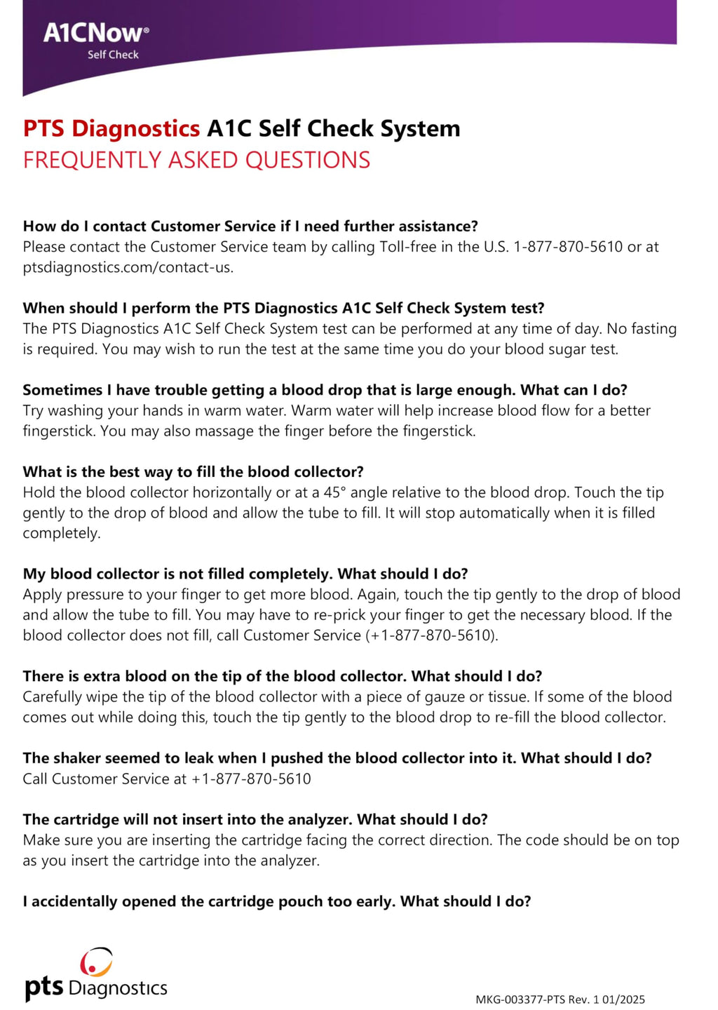 A1C Home Test L9510