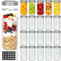 12 oz Regular Mouth Glass Mason Jar 20 Pack F2508