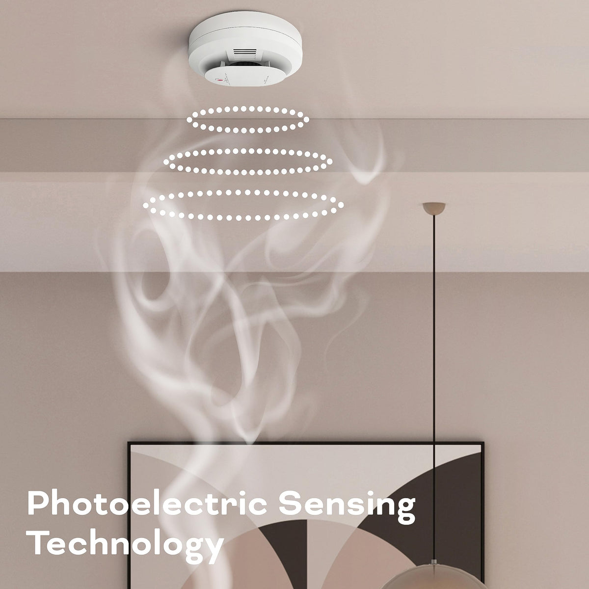 Hardwired Smoke & Carbon Monoxide Detector, 4 Pack X1704
