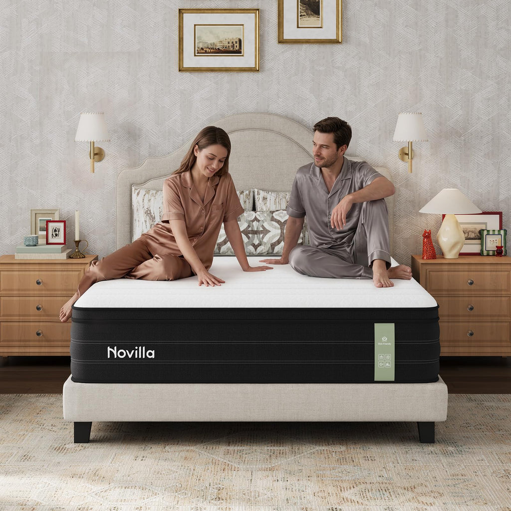 Queen 12 Inch Cooling Hybrid Mattress V461