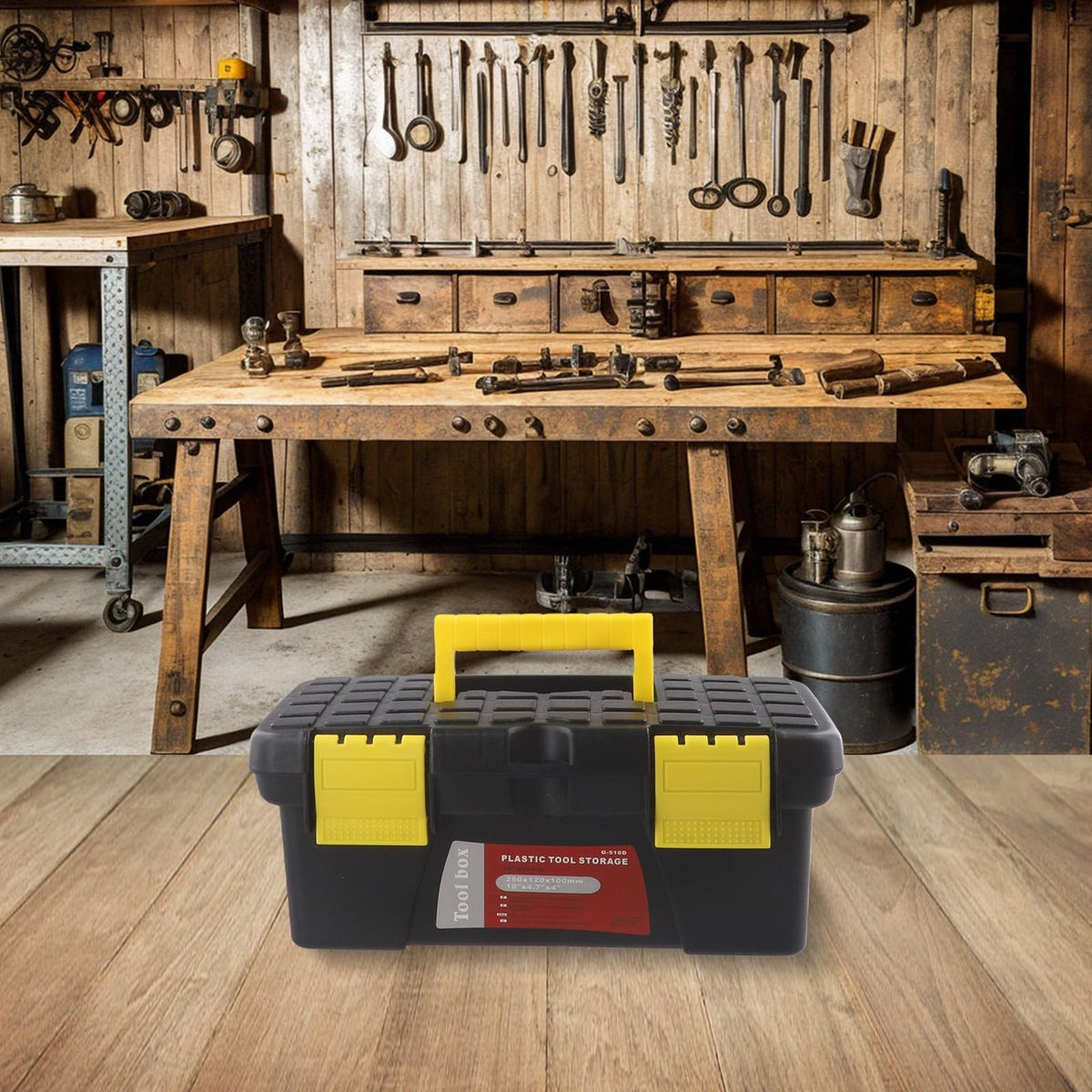 10 Inch Plastic Tool Box M11834