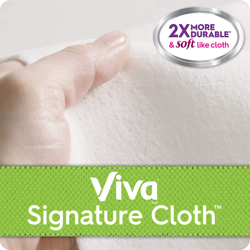 White Paper Towels, 6 Big Rolls E544