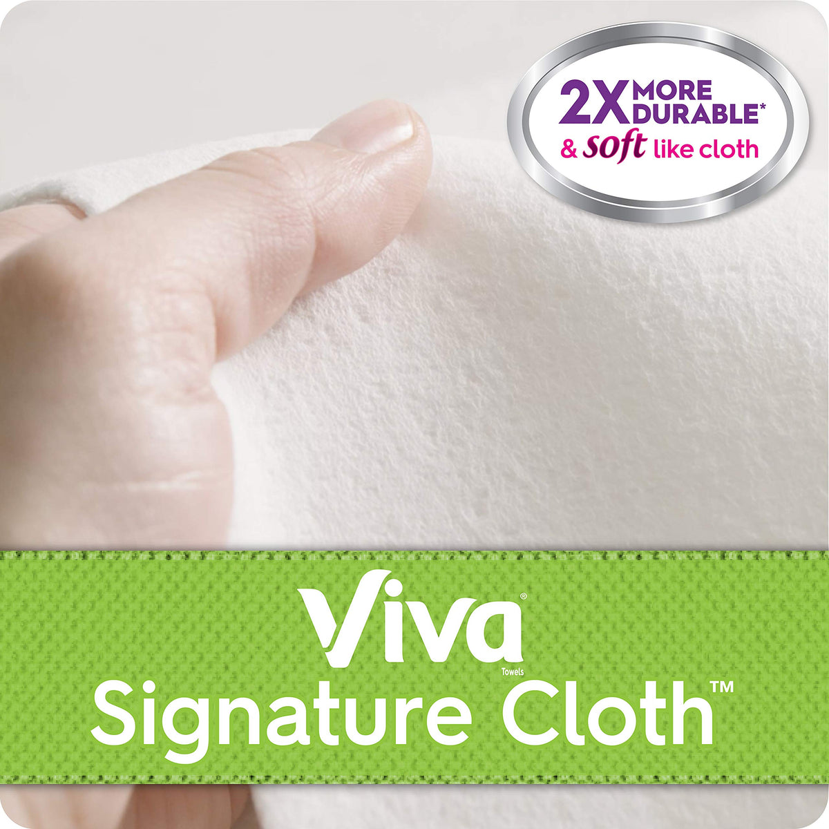 White Paper Towels, 6 Big Rolls E544