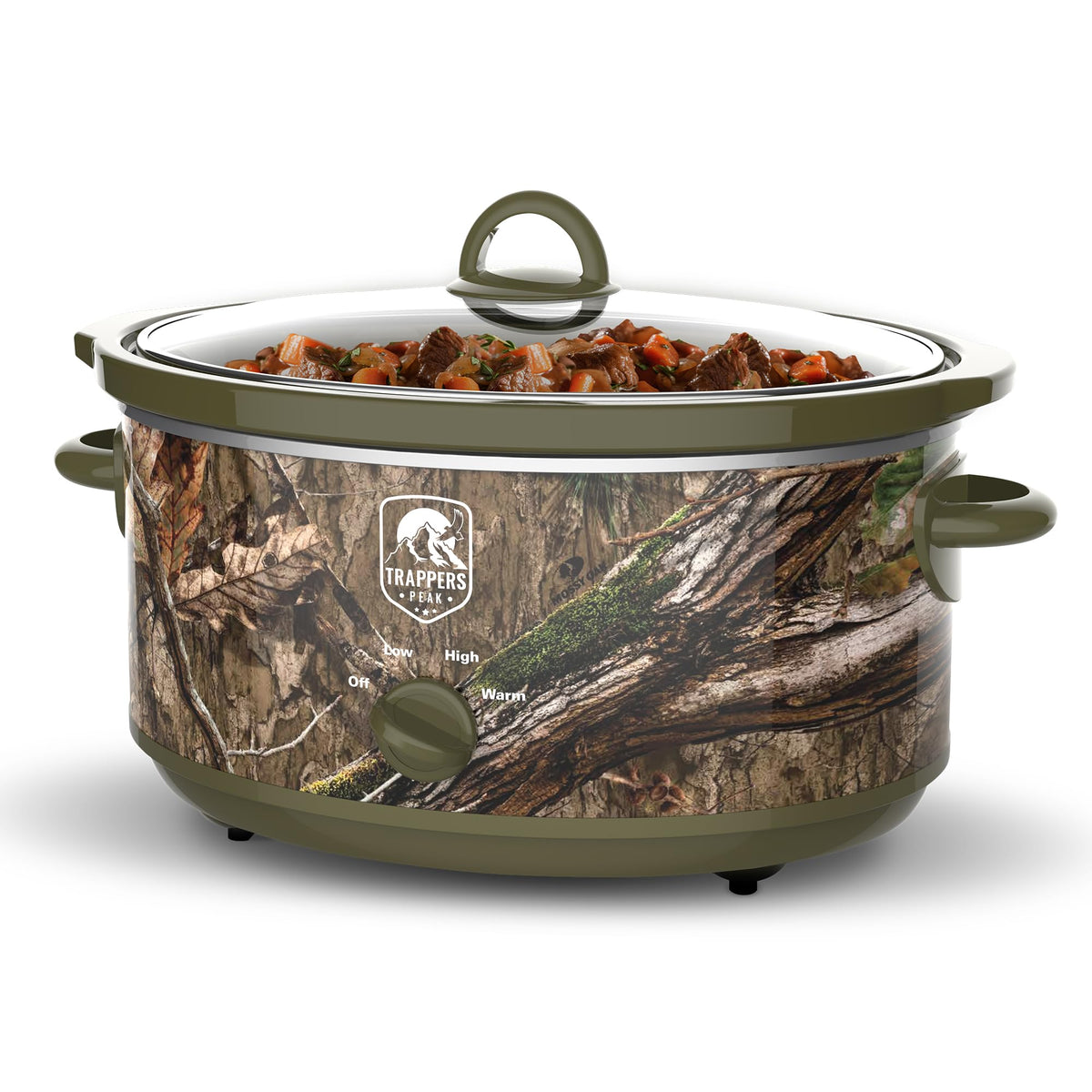 7 Quart Oval Slow Cooker Pot with Heat Settings Y575302