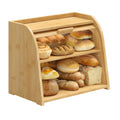 Large Bamboo Wood Bread Box R905605