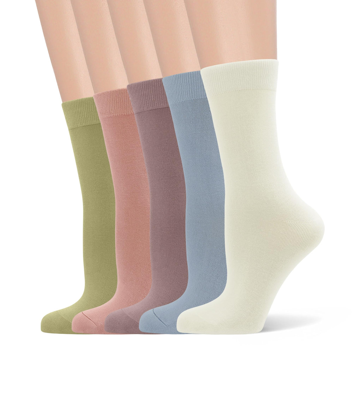 Viscose Bamboo Crew Socks 5 Pairs S69327
